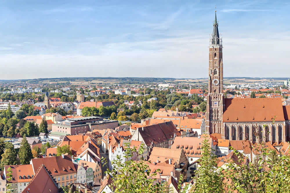 Ansicht Stadt Landshut