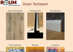 Webseite Raum - Naturbaustoffe Sterck GmbH