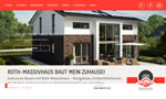 Webseite Bau- GmbH Roth 